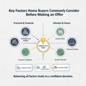 Key Factors Home Buyers Commonly Consider Before Making an Offer