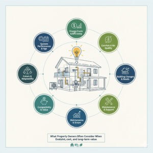 What Property Owners Often Consider When Evaluating HVAC System Upgrades