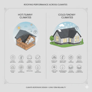 Key Factors That Influence Roofing Performance Across Different Climates