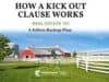 What is a Kick Out Clause in Real Estate