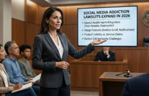 Social Media Addiction Lawsuits Expand in 2026: Are Platforms Responsible for Teen Mental Health Harm?